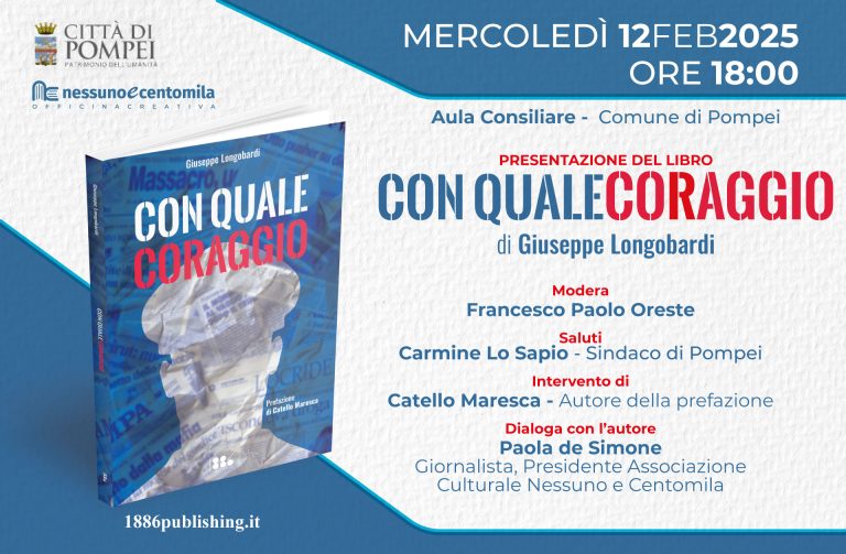 A journey through courage: presenting Giuseppe Longobardi’s book in Pompei